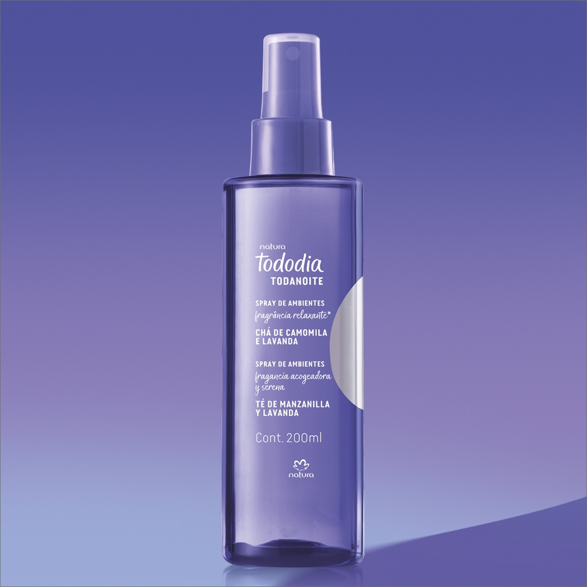 Natura Todo Dia Spray de Ambiente Cha de Camomila e Lavanda 200ml